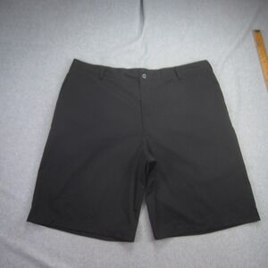 Nike Golf Shorts Mens 42 Black Flat Front Dry Fit Athletic Performance
